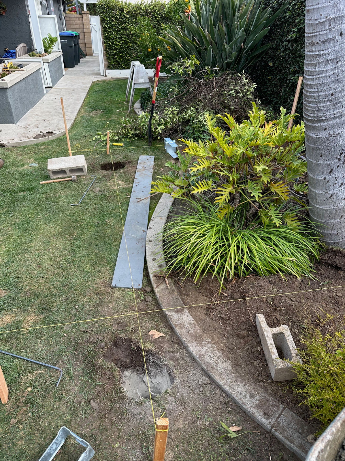 Footing layout